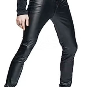 Pantalons en cuir pour hommes de marque privée pantalons en cuir pour hommes en vente en ligne - Product Image 4