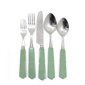 Vente en gros robuste de couverts de mariage en acier inoxydable fourchette couteau cuillère ensemble de couverts finition polie or pour hôtel et restaurant - Product Image 3