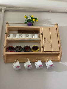 <span class=keywords><strong>Étagère</strong></span> pour gobelets <span class=keywords><strong>à</strong></span> <span class=keywords><strong>épices</strong></span> moderne Organisateur de bar de cuisine de comptoir Rangement pour palettes d'<span class=keywords><strong>épices</strong></span> de cuisine <span class=keywords><strong>Étagère</strong></span> de présentation - Product Image 6