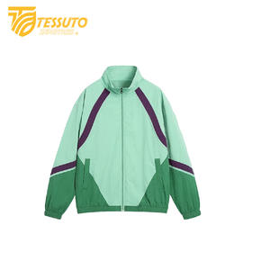 Coupe-vent en nylon blanc personnalisé coupe-vent en nylon pour hommes survêtement en nylon lourd - Product Image 4