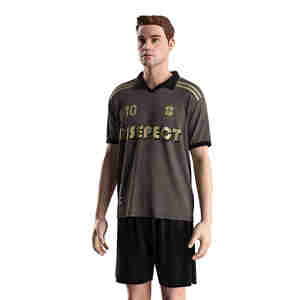 ผู้ผลิตเสื้อผ้าผู้ชายแบบวินเทจสีบรอนซ์เทอร์รี่ - ลายพิมพ์นูน - Product Image 4