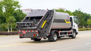 รถบรรทุกอัดขยะอีซูซุสำหรับงานสุขาภิบาลเทศบาล - สำหรับการเก็บขยะในเมือง - Product Image 6