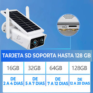 กล้องไร้สาย Full HD พร้อมแผงโซลาร์เซลล์ ระบบ IP สำหรับการเฝ้าระวังภายนอกบ้านและสำนักงาน - Product Image 6