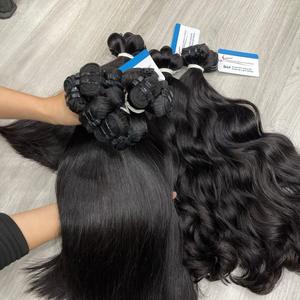 Cheveux vierges HOT RAW avec extensions de cheveux humains vietnamiens tendance, double trame, prêts à être expédiés, lisses naturels - Product Image 5