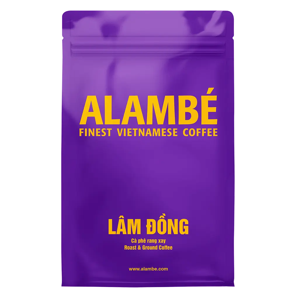 Café de grano entero Robusta y Arábica tipo Alambe Lam Dong de la mejor calidad, 24 meses de vida útil, bebida sabrosa de 1kg de Vietnam