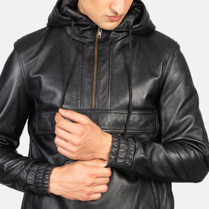 Veste en cuir pour homme au prix d'usine, logo personnalisé, vente en gros, veste de motard en cuir véritable, veste de moto en cuir de vache de haute qualité - Product Image 6