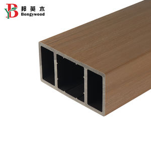 Toptan açık ve kapalı WPC dekorasyon panjurlar ahşap plastik kompozit tüpler - Product Image 3