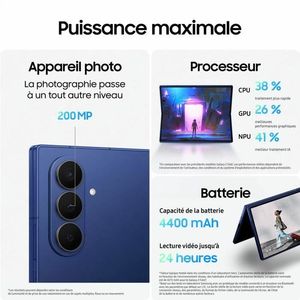 Para Samsung Galaxy Z Fold 7, Teléfono Inteligente de 8 Pulgadas 3G/4G con 12 GB de RAM y 256 GB de Almacenamiento, Color Negro - Product Image 6