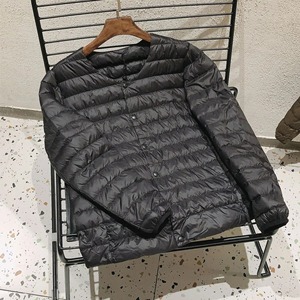 Veste doudoune pour hommes, doudoune légère en toile de canard blanc, légère, à encolure en O et col en V, nouvelle collection automne-hiver 2023 - Product Image 5