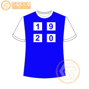 Venta al por mayor personalizada Zeta Phi Beta mujeres camiseta hermandad ropa algodón camisetas más finas mujeres fraternidad prendas - Product Image 1