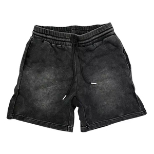 Pantalones Cortos de Invierno para Hombre, Nueva Llegada, Calidad Premium, Lavado Ácido, 100% Algodón, Secado Rápido, Transpirables, Antiarrugas, Cintura Elástica, Color Sólido - Product Image 1