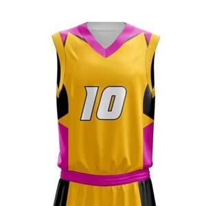 Uniformes de basket-ball unisexes personnalisables de haute qualité, sans manches, en spandex/coton, respirants, avec un design imprimé, à prix raisonnable, plus - Product Image 4