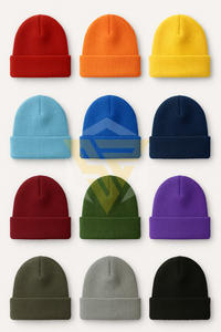 Bonnets unisexes multicolores Design attrayant Bonnet d'hiver en tricot confortable et durable Logo personnalisé pour Streetwear-OEM disponible - Product Image 4