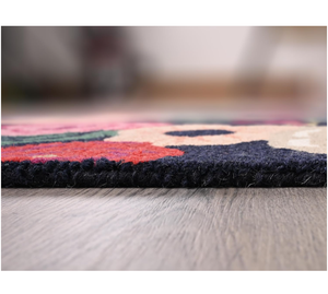 Alfombra de suelo de estilo Floral romántico, alfombra lavable de terciopelo suave para corredor, sala de estar alfombra para, alfombras grandes - Product Image 6