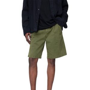 Pantalones cortos de hombre de algodón French Terry 100% con logotipo personalizado de verano de alta calidad, pantalones cortos deportivos de calle con cordón de Color sólido para hombre, OEM - Product Image 3