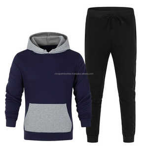 Conjuntos de gimnasio deportivo para hombre, chándal personalizado, pantalones de chándal, sudaderas con capucha lisas de alta calidad, conjunto de chándal con logotipo personalizado, chándal para hombre - Product Image 4