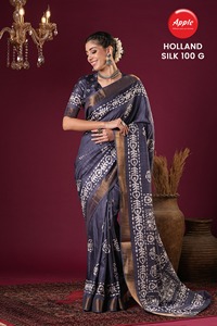 ผ้าบาติกทำด้วยมือพิมพ์ลายใยไหมโคตาส่าหรีผ้าไหมแท้แบบอินเดียดั้งเดิมนุ่มและน้ำหนักเบาสำหรับเทศกาลส่าหรีย้อมผ้านุ่ม - Product Image 6