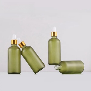 Botellas de Vidrio Verde Oliva de 30ml, 50ml y 100ml con Gotero, Resistentes a los Rayos UV y a Fugas, para Suero para el Cuidado de la Piel y <span class=keywords><strong>Aceites</strong></span> Esenciales - Product Image 4