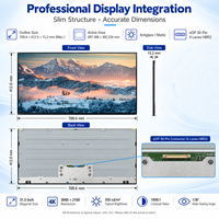 Module d'affichage industriel ZDHQ 31,5 pouces, écran TFT LCD FHD 1920x1080, panneau 30 broches LVDS pour kiosque tactile