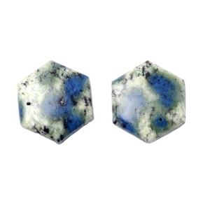 Alta calidad 12mm Natural polaco K2 jaspe suave forma hexagonal Briolette cuarzo piedras preciosas sueltas para la fabricación de joyas - Product Image 2