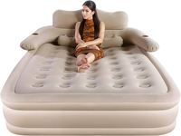 Lit gonflable pliable automatique avec pompe intégrée pour le camping en plein air, les voyages, matelas gonflable