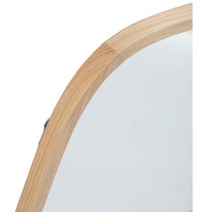 Modern <b>mirror</b> made from teak wood frame and equipped with <b>glass</b> and MDF back layer for indoor use . - Product Image 3