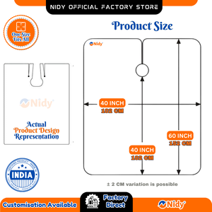 NIDY Tablier jetable multi-usages imperméable et confortable pour le nettoyage de l'accueil et l'utilisation de la cuisine pour les hôtels et les voyages - Product Image 6