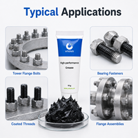 Pâte de graissage anti-grippage au MoS2 et au graphite haute température pour charge lourde, pour boulons de bride et fixations de roulements de tour d'éolienne