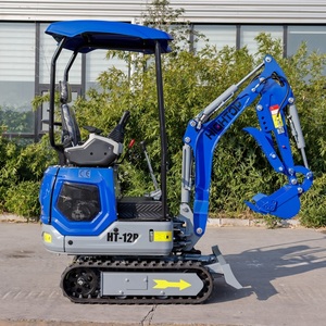 HT12 Mini Excavadora Comprar ahora en stock Venta al por mayor de calidad superior Entrega rápida Máquina compacta Precio de fábrica para la construcción - Product Image 1
