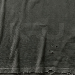 Camiseta de Hombre de Alta Calidad, Talla Grande, Tejida, con Bordado Desgastado y Efecto Lavado, Tejido Resistente, Ecológico y Transpirable - Product Image 6