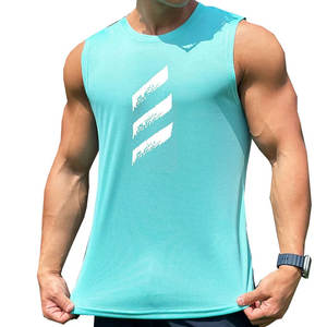 Débardeurs de gymnastique XL personnalisés pour hommes OEM pour le sport, le fitness et la musculation Workout Running Fashion Stringer Tank Top - Product Image 2