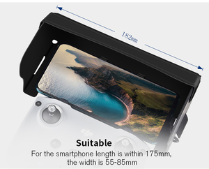 Pare-soleil pour télécommande <span class=keywords><strong>DJI</strong></span> RC-N1, compatible avec les smartphones de 4,4 à 7,0 pouces, pliable, anti-éblouissement, anti-rayures, portable - Product Image 2