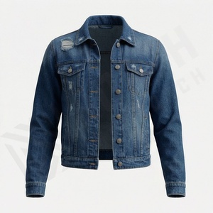 Veste en jean pour femmes, perles de perles sur le devant, boutons, manches longues, chic, féminin, look décontracté, élégant, veste de mode de rue, couleur personnalisée - Product Image 1