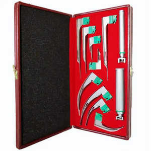 Ensemble laryngoscope pour adulte réutilisable jetable personnalisé Base d'instruments chirurgicaux manuels en acier d'urgence à usage unique - Product Image 2