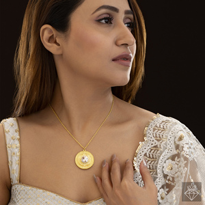 PRAO fait à la main en vrac bijoux de mode pour les femmes Anti-ternissement artistique cristal pendentif collier plaqué or pour les mariages fêtes - Product Image 2