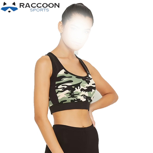 Women's Gym Yoga Sports <b>Bra</b>-High Quality Breathable Four-Way <b>Stretch</b> Eco-Friendly Sublimation Sports <b>Bra</b> by Raccoon Sports - Product Image 5