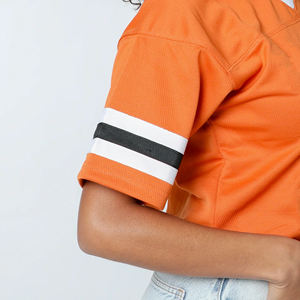 Camisetas cortas ligeras de calle para mujer, camisetas de fútbol americano con mangas - Product Image 4