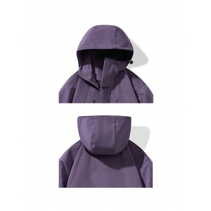 OEM Custom Wholesale <b>Summer</b> Outdoor Causal High Quality Heavy Weight Wind Breaker <b>Jacket</b> for <b>Men</b> - Product Image 4