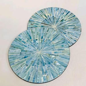 Ramadan 2026 produits nacre assiettes de chargeur meilleur vendeur nacre napperon fabriqué au Vietnam assiettes de chargeur en rotin - Product Image 3