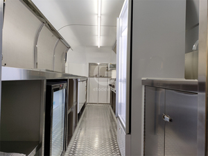 Street Mobile Fast Food Cart by Manufacturer Outdoor <b>Car</b> Trailer <b>Push</b> Truck for Restaurants for Ice Cream in USA - Product Image 4