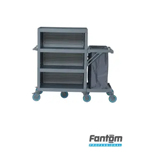 Carro de Limpieza Fantom Procart 431 de 300 lb y 4 Ruedas para Hospitales, Escuelas, Dormitorios y Otros Espacios - Product Image 1