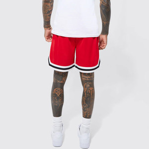 Pantalones Cortos de Baloncesto de Lona de Algodón para Hombre, Estilo Clásico Urbano, con Logotipo Personalizado al por Mayor, Bolsillos, Cintura Elástica, Transpirables, de Secado Rápido - Product Image 3