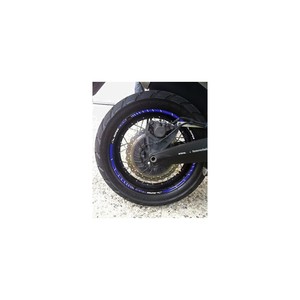 Adesivi per Moto Yamaha Super Tenere, Strisce Adesive Blu Compatibili con Cerchi da 17-19 Pollici - Product Image 1