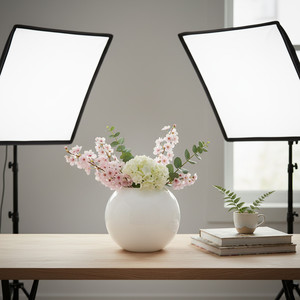 VBW0008WT - Vase en verre blanc en forme de bulle - 8 - Product Image 4