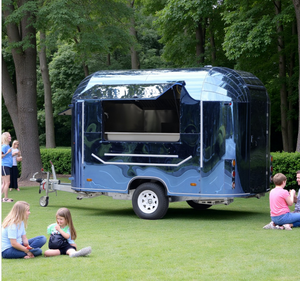 <strong>Ice</strong> <strong>Cream</strong> Tailer Coffee Cart Mobile Concession Food Cart <strong>Trailer</strong> with Coffee Machine Catering Truck for <strong>Cream</strong> Snacks Hot Dogs - Product Image 4