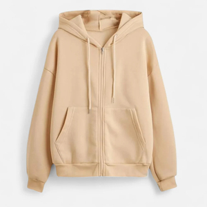 Sudadera con Capucha Y2K de Alta Calidad para Hombre, Sudadera Extra Grande con Cierre, Manga Regular, Chaqueta de Forro Polar con Bolsillos, Informal, Invierno, Bordado 3D - Product Image 2
