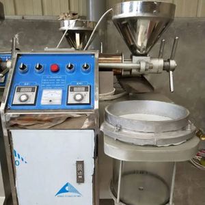 180瓦不锈钢自动辣木籽油提取机小型花生葵花棕榈油榨油机 - Product Image 5