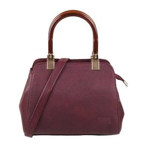 New Elegant <b>Women's</b> Genuine Leather <b>Satchel</b> <b>Bag</b> Classy Handbags with Button Decoration Zipper Closure Available at Low Prices - Product Image 6