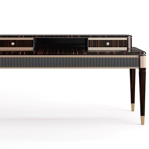 luxury dining set <b>desk</b> monaco solid wood - Product Image 2