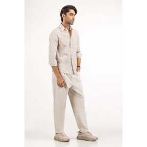 เสื้อเชิ้ตผู้ชายลำลอง ผ้าฝ้าย 100% ติดกระดุมสองแถว ผ้าป๊อปลินซาติน ระบายอากาศได้ดี ทรงปกติ รุ่น ODM MN-CS-SS25-203 - Product Image 5